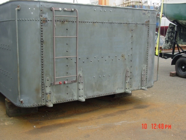 Water tank almost ready for paint