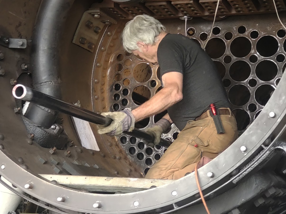 Tubes and Flues Go In