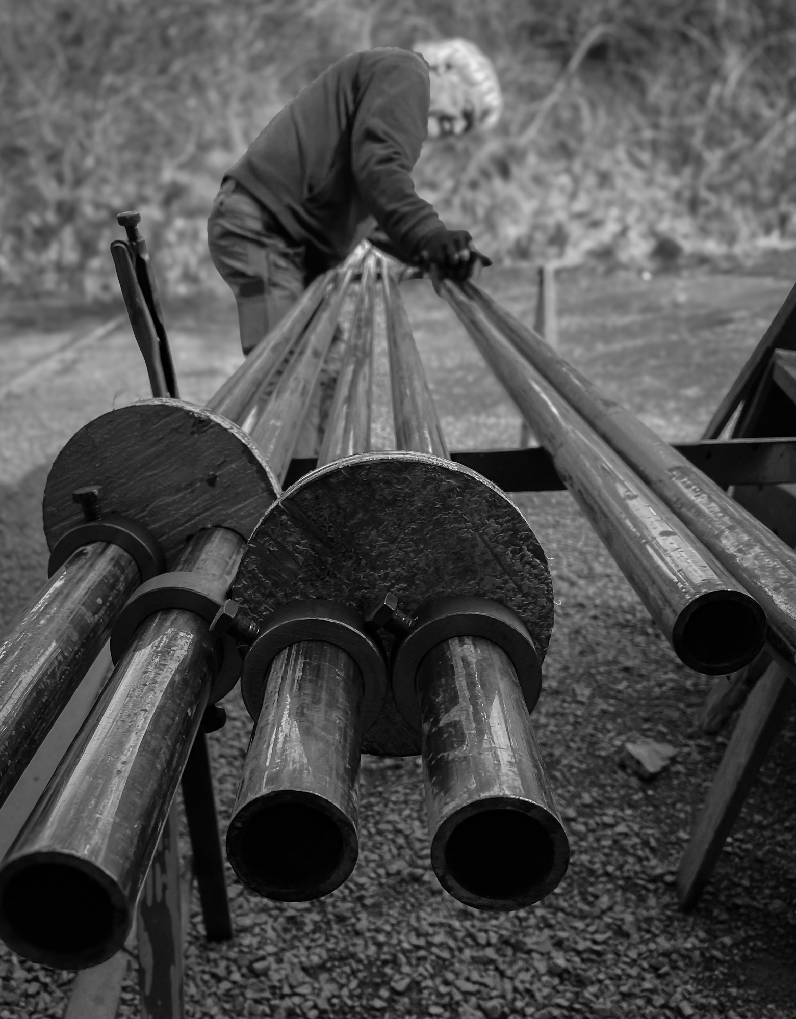 Building Superheater Tube Clusters